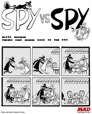 This is the Avatar Image for the Spys (Spy vs Spy) (40000) AI Voice and Text to Speech Generator